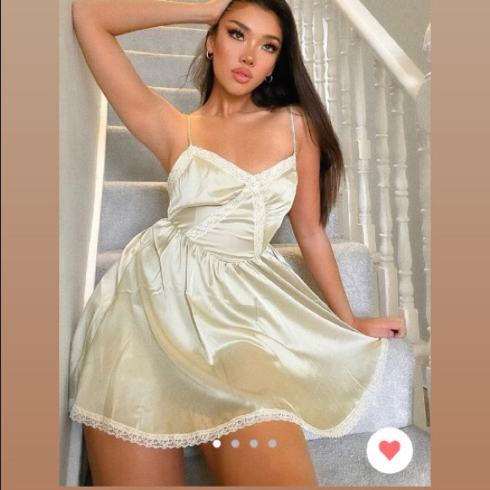 Fashion Nova Satin Mini Dress